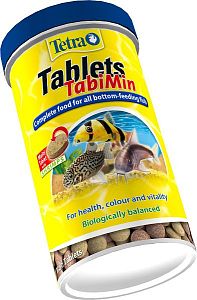 TetraTablets TabiMin основной корм для сомов и донных рыб, таблетки 1040 шт.