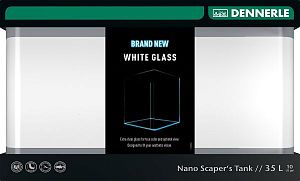 Аквариум Dennerle Nano Scaper’s Tank White Glass 35 л, из осветленного стекла
