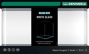 Аквариум Dennerle Nano Scaper's Tank White Glass 35 л, из осветленного стекла