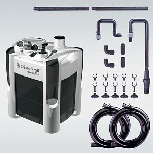 Внешний аквариумный фильтр JBL CristalProfi e402&nbsp;greenline для 40&minus;120&nbsp;л, 450&nbsp;л/ч