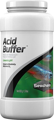 Добавка Seachem Acid Buffer для снижения pH, 600 г, 2 г на 80 л