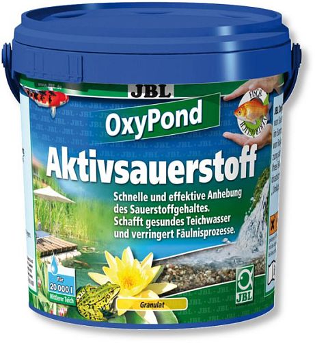 JBL OxyPond высокоактивный кислород для садовых прудов, 250 г