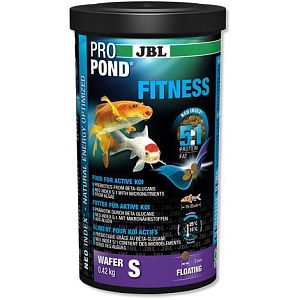 Корм JBL ProPond Fitness S для активных мелких карпов кои, чипсы 0,42 кг  (1 л)