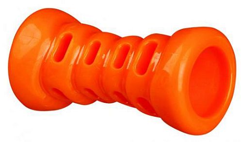 Игрушка TRIXIE кость Soft & Strong, TPR, 9 см, оранжевый