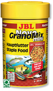 JBL NovoGranoMix mini основной корм для маленьких рыб, мини-гранулы 5,5 л