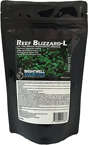 Планктон Brightwell Aquatics ReefBlizzard-L для кораллов и морских рыб, 100 г