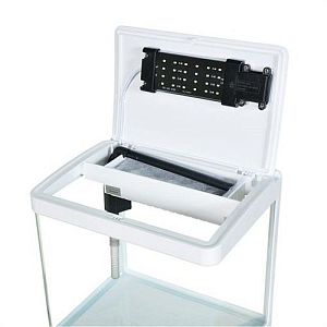 Аквариум Atman XR-320&nbsp;с&nbsp;LED светильником и&nbsp;фильтром, 25&nbsp;л, 32х24&times;32&nbsp;см, белый