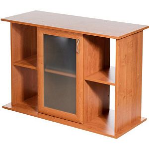 Тумба под аквариум LUX 200&nbsp;л, прямая, ДСП с&nbsp;1&nbsp;тонированной стеклянной дверцей МДФ, ольха