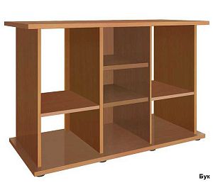 Подставка без дверок Biodesign РИФ 300 чёрная шагрень, влагостойкая плита ЛДСП 16/22 мм, 116х51×74 см