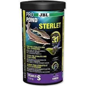 Корм JBL ProPond Sterlet S основной для мелких осетровых рыб, гранулы 0,5 кг  (1 л)