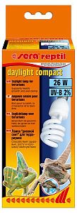Лампа Sera reptil daylight compact 2%, 26 Вт