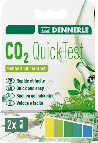 Тест Dennerle CO2 QuickTest для мгновенного измерения CO2, 2 шт.