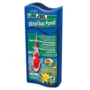 JBL Ektol bac Pond Plus препарат для борьбы с бактериальными инфекциями прудовых рыб, 2,5 л