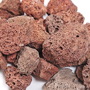 Лава Gloxy для растительного аквариума, красная, 20&minus;30&nbsp;мм, 5&nbsp;л