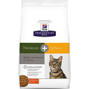 Диета Hill`s Prescription Diet Metabolic+Urinary для коррекции веса кошек + урология