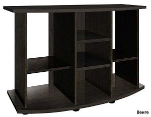 Подставка без дверок Biodesign ПАНОРАМА 280&nbsp;чёрная шагрень, влагостойкая плита ЛДСП 16/22&nbsp;мм, 116х51&times;74&nbsp;см