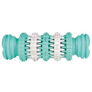 Игрушка-кость TRIXIE «DentaFan» резина, белый, зеленый, 15 см