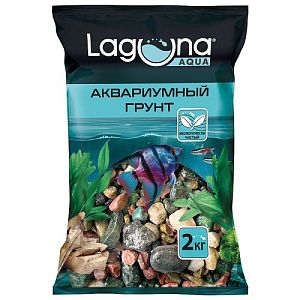 Галька Laguna речная смесь, 2 кг, 20−30 мм
