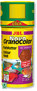 JBL NovoGranoColor основной корм для яркой окраски рыб, гранулы 250 мл