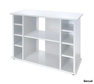 Подставка без дверок Biodesign ALTUM 200/CRYSTAL 210&nbsp;черная шагрень, влагостойкая плита ЛДСП 16/22&nbsp;мм, 101х41&times;79&nbsp;см