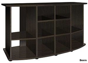 Подставка без дверок Biodesign ПАНОРАМА 450&nbsp;чёрная шагрень, плита ЛДСП 16/22&nbsp;мм, 151х56&times;82&nbsp;см