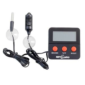Термогигрометр Repti-Zoo электронный с двумя датчиками, 60х60×10 мм