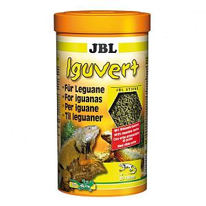 JBL Iguvert полноценный корм для игуан и других травоядных рептилий, 250 мл  (105 г)