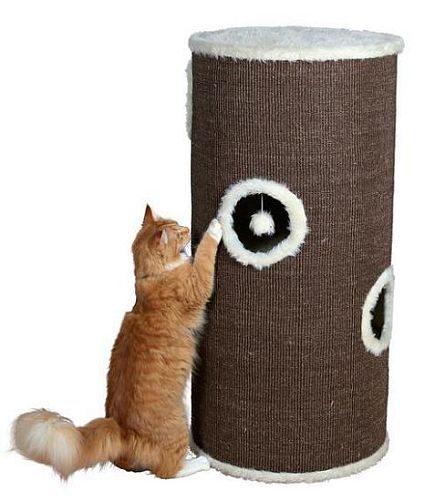 Домик-башня TRIXIE "Vitus" для кошки, D 55 см, 115 см, коричневый, бежевый
