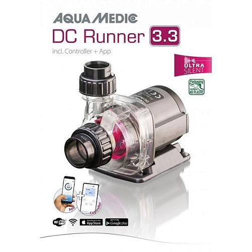 Помпа подающая Aqua Medic DC Runner 3.3 до 3000 л/ч, подъем 2,7 м, 25 Вт, регулировка мощности