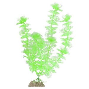 Растение пластиковое GLOFISH флуоресцентное зеленое, 20,32 см