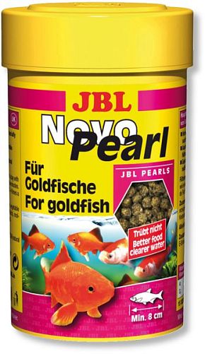 Основной корм JBL NovoPearl для золотых рыбок, гранулы 250 мл