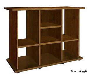 Подставка без дверок Biodesign РИФ 200&nbsp;черная шагрень, плита ЛДСП 16/22&nbsp;мм, 101х41&times;74&nbsp;см