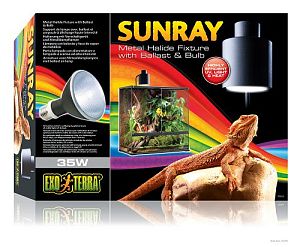Светильник Exo Terra Sunray с балластом и лампой в комплекте до 35 Вт
