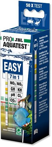 Экспресс-тест JBL ProAquaTest Easy 7in1 по 7 основным параметрам воды, полоски, 50 шт.