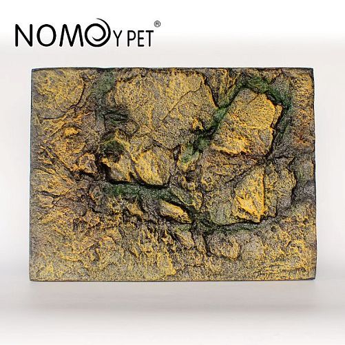 Фон рельефный NOMOY PET для террариумов, камень желтый, 60х45х3,5 см