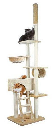 Домик TRIXIE "Zaragoza" для кошки, высота 220-260 см, плюш, бежевый
