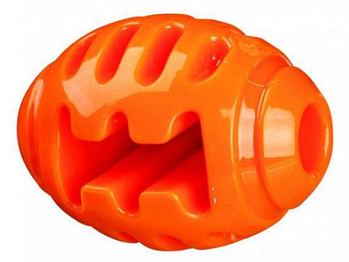 Игрушка-мяч TRIXIE регби, Soft & Strong, TPR, 10 см, оранжевый