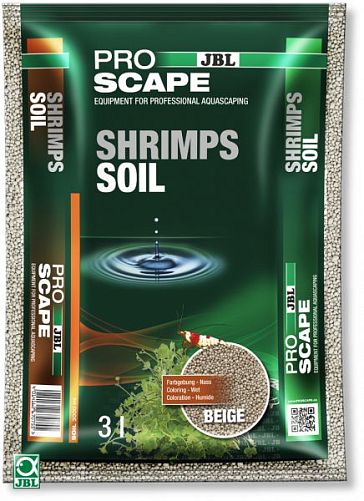 JBL ProScape ShrimpsSoil BEIGE питательный грунт для аквариумов с креветками, беж, 3 л
