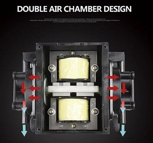 Компрессор SunSun YT-828 AC/DC регулируемый, 30 Вт, 35 л/мин