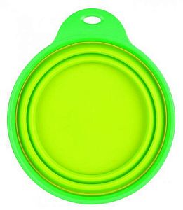 Миска TRIXIE дорожная, силикон, 1 л, D 18 см