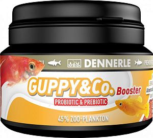 Dennerle Guppy & Co Booster основной корм для живородящих рыб, мини-гранулы 42 г