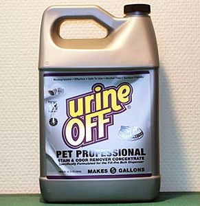 Средство Urine Off UO Stain & Odor Remover Concentrate от пятен и запахов домашних животных, концентрат, 3,15 л