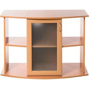 Тумба под аквариум LUX 170&nbsp;л, фигурная, с&nbsp;1&nbsp;тонированной стеклянной дверцей+МДФ,&nbsp;бук