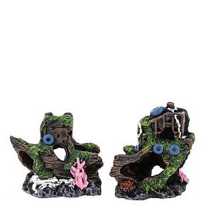 Декор Prime &laquo;Обломки корабля&raquo;, пластик, 165х60&times;85&nbsp;мм