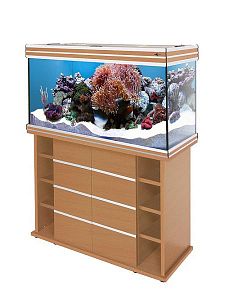 Морской аквариум с&nbsp;тумбой STELLEX AQUA 200, 200&nbsp;л, 101&times;41×136&nbsp;см