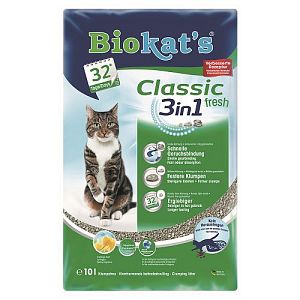 Наполнитель Biokat’s «Classic Fresh 3 в 1» для кошачьего туалета