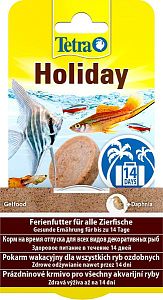 TetraMin Holiday корм «выходного дня» для всех видов аквариумных рыб, брикет желе 30 г