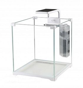 Аквариум SUNSUN с&nbsp;LED светильником и&nbsp;фильтром, куб, 15&nbsp;л