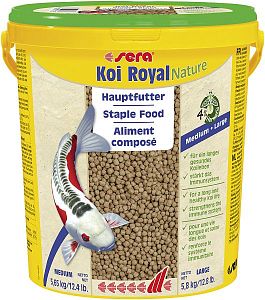 Корм основной Sera KOI ROYAL ST medium для кои 12−25 см, гранулы 21 л