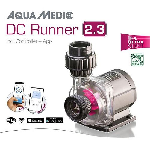 Помпа подающая Aqua Medic DC Runner 2.3 до 2000 л/ч, подъем 2,2 м, 20 Вт, регулировка мощности